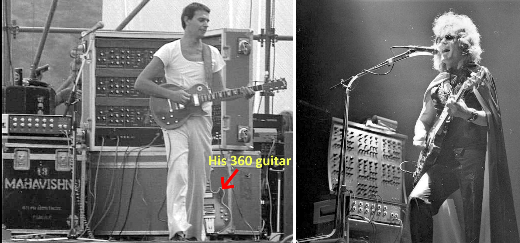 John McLaughlin's guitar synthesizer vs Timo Laine's 