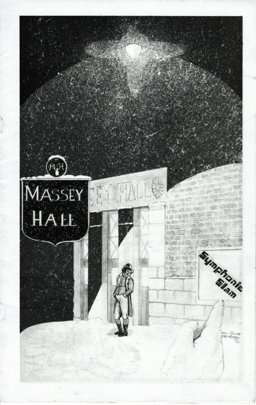 Massey Hall Souvenir Program